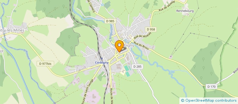 localisation de l'entreprise MADAME AURELIE VARLET  CORBIGNY