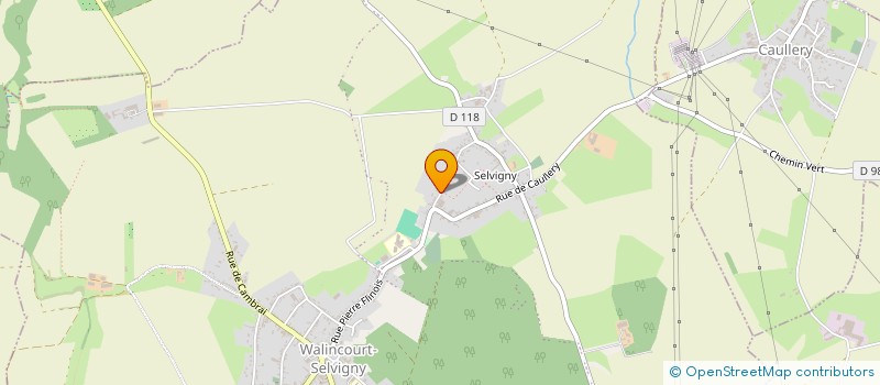 localisation de l'entreprise MADAME AURELIE VASSEUR  WALINCOURT-SELVIGNY