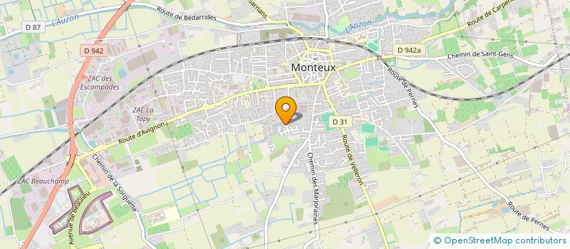 localisation de l'entreprise MADAME AURELIE VATAN  MONTEUX