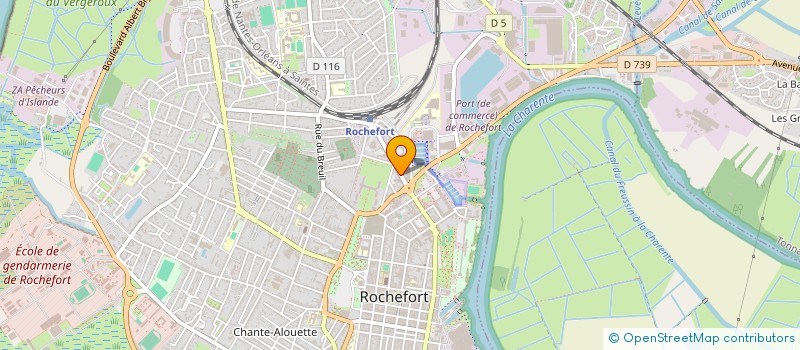 localisation de l'entreprise MADAME AURELIE VAUBOURG  ROCHEFORT