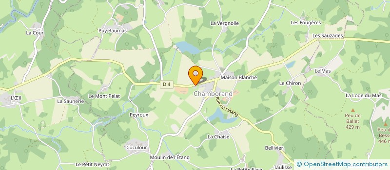 localisation de l'entreprise MADAME AURELIE VAUTRELLE à CHAMBORAND