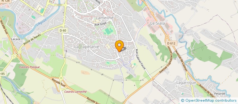 localisation de l'entreprise MADAME AURELIE VEAUTE à CASTRES