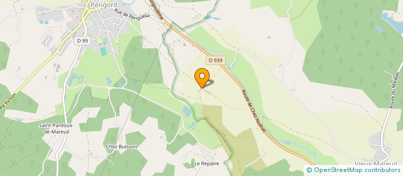 localisation de l'entreprise MADAME AURELIE VEIDMANN à MAREUIL EN PERIGORD