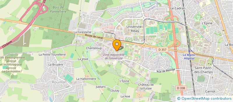 localisation de l'entreprise MADAME AURELIE VELA-RODRIGUEZ à LE MANS