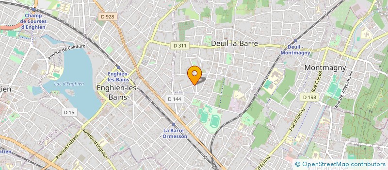 localisation de l'entreprise MADAME AURELIE VENEREAU à DEUIL-LA-BARRE