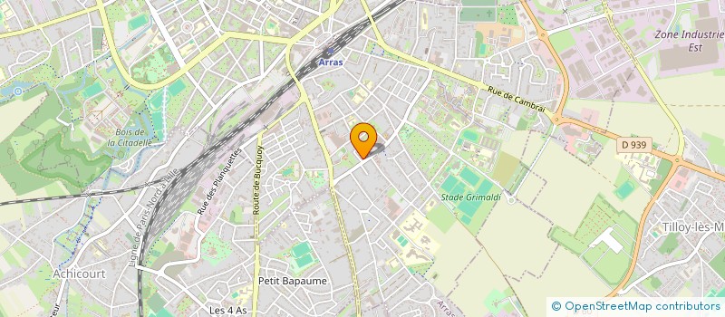localisation de l'entreprise MADAME AURELIE VERDONCQ à ARRAS