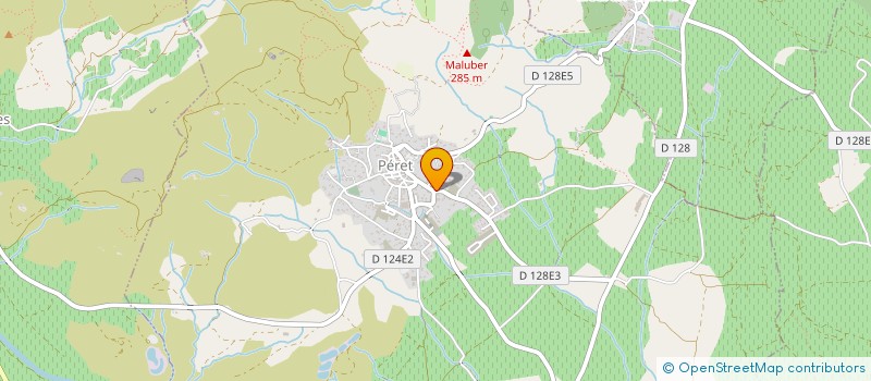 localisation de l'entreprise MADAME AURELIE VERGNES  PERET