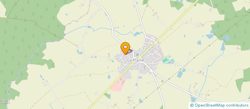 localisation de l'entreprise MADAME AURELIE VERGUIER  LA PLAINE