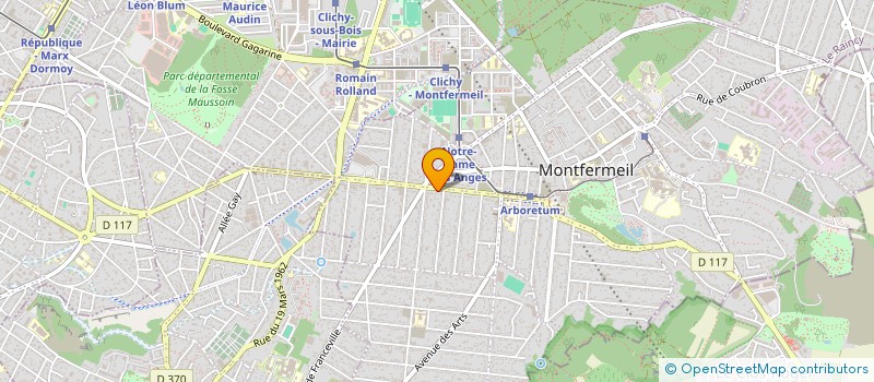 localisation de l'entreprise MADAME AURELIE VERIN  MONTFERMEIL
