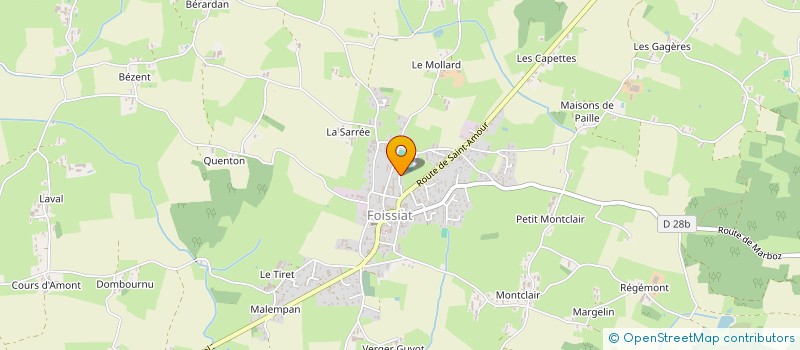 localisation de l'entreprise MADAME AURELIE VERNAZ  FOISSIAT