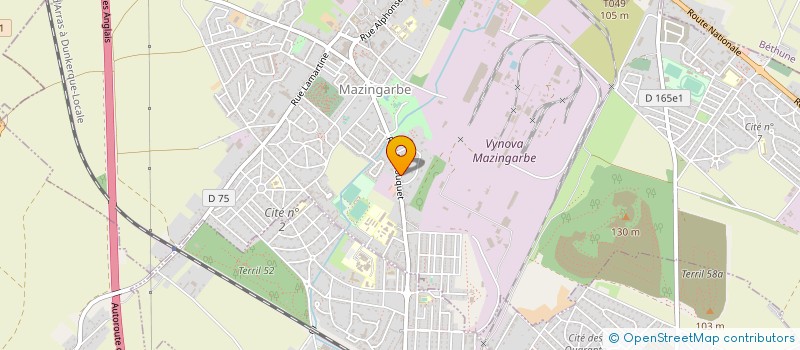 localisation de l'entreprise MADAME AURELIE VESCHE  MAZINGARBE