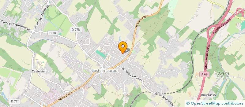 localisation de l'entreprise MADAME AURELIE VEYRAC  CASTELMAUROU