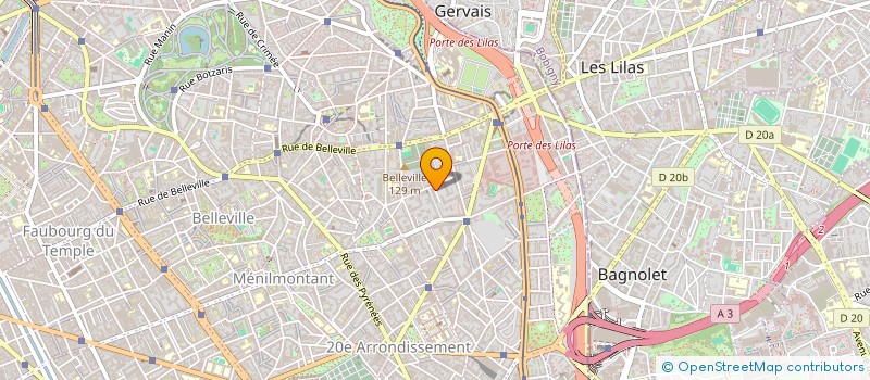 localisation de l'entreprise MADAME AURELIE VEYRON  PARIS