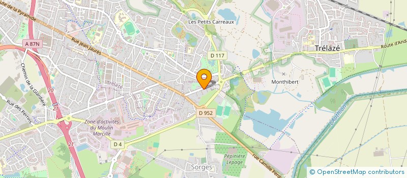 localisation de l'entreprise MADAME AURELIE VIAIRON  LES PONTS-DE-CE