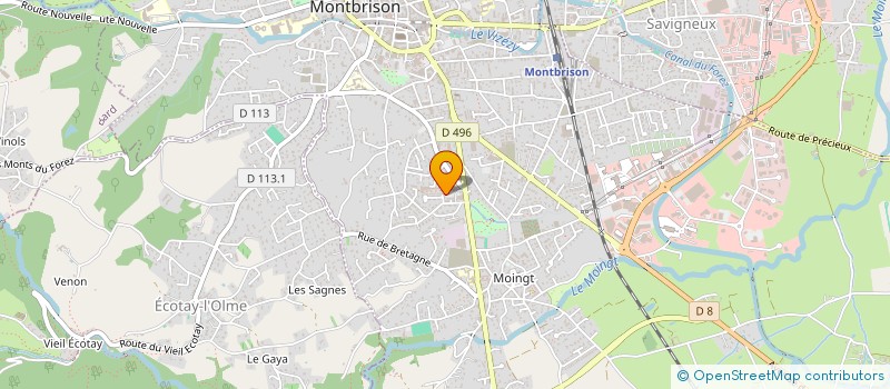 localisation de l'entreprise MADAME AURELIE VIAL à MONTBRISON