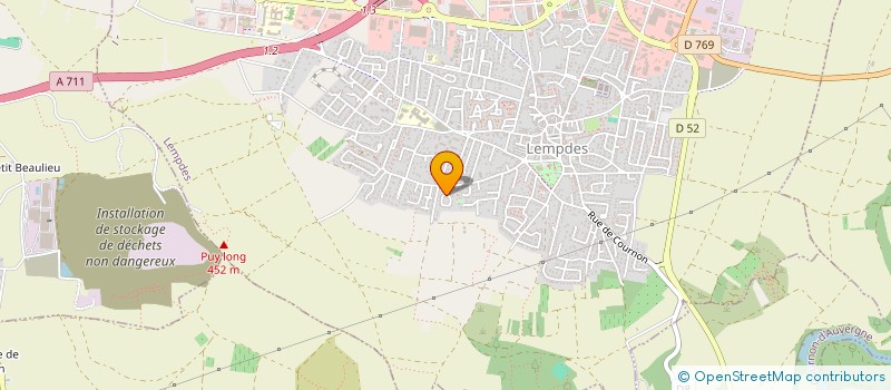 localisation de l'entreprise MADAME AURELIE VIAL  LEMPDES