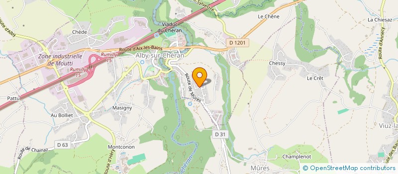 localisation de l'entreprise MADAME AURELIE VIALA  ALBY-SUR-CHERAN