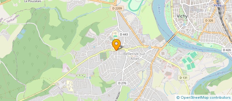 localisation de l'entreprise MADAME AURELIE VIDAL à BELLERIVE-SUR-ALLIER