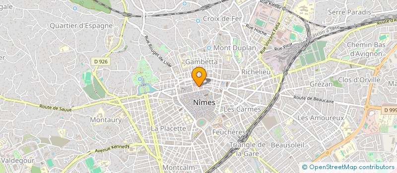 localisation de l'entreprise MADAME AURELIE VIELZEUF  NIMES