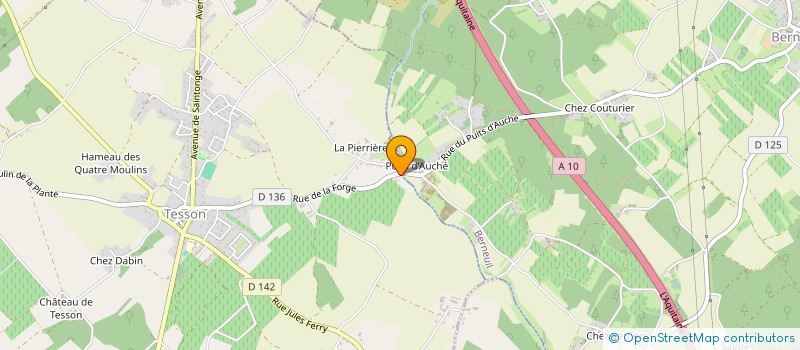 localisation de l'entreprise MADAME AURELIE VIGNEAUD  TESSON