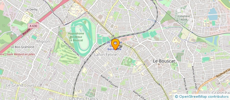 localisation de l'entreprise MADAME AURELIE VIGNOLLES  LE BOUSCAT