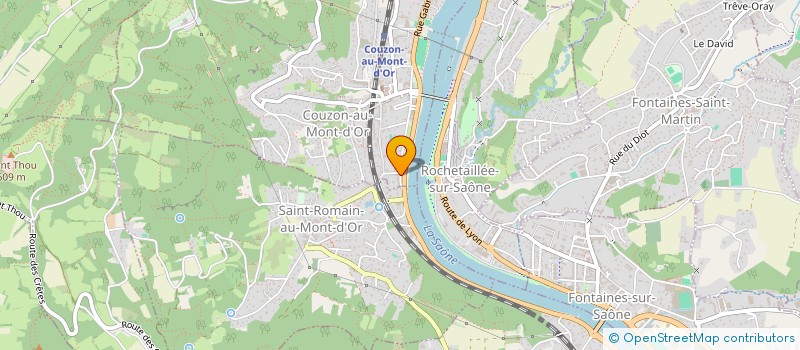 localisation de l'entreprise MADAME AURELIE VIGNON  COUZON-AU-MONT-D'OR