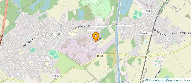 localisation de l'entreprise MADAME AURELIE VILAIN  WINGLES