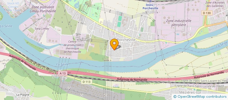 localisation de l'entreprise MADAME AURELIE VILLATA  PORCHEVILLE