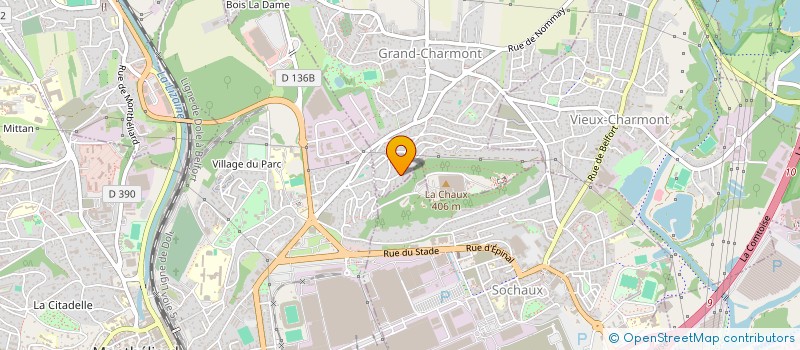 localisation de l'entreprise MADAME AURELIE VILLEMIN  GRAND-CHARMONT