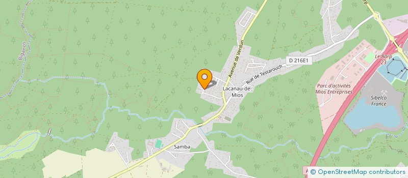 localisation de l'entreprise MADAME AURELIE VINCENDEAU  TALENCE