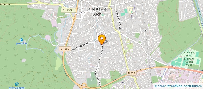 localisation de l'entreprise MADAME AURELIE VINCENT à LA TESTE-DE-BUCH
