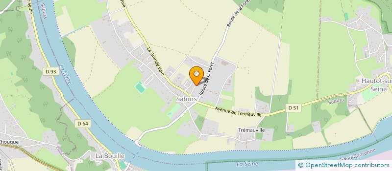 localisation de l'entreprise MADAME AURELIE VINCENT  SAHURS