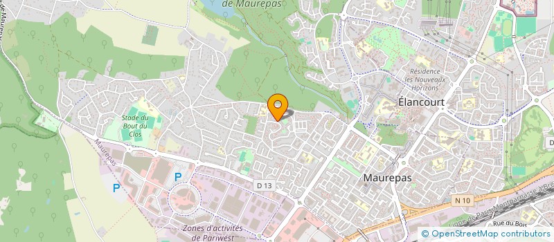 localisation de l'entreprise MADAME AURELIE VINET  MAUREPAS