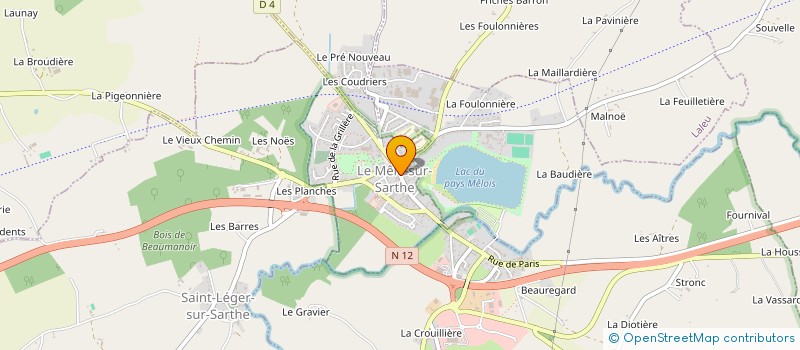 localisation de l'entreprise MADAME AURELIE VINSON à LE MELE-SUR-SARTHE