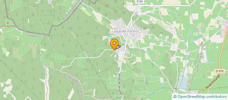 localisation de l'entreprise MADAME AURELIE VINSON  LAGARDE-PAREOL