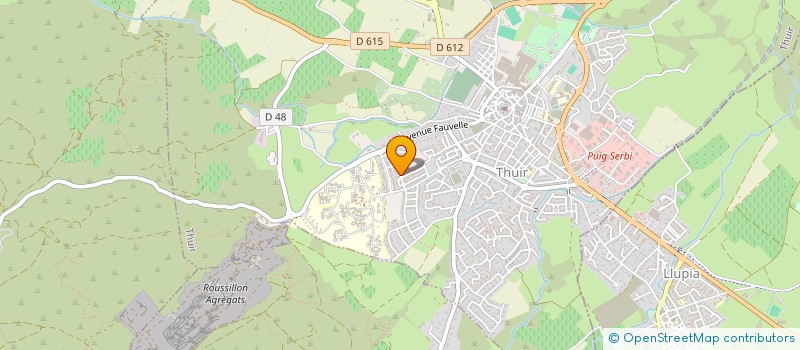 localisation de l'entreprise MADAME AURELIE VIVET  THUIR