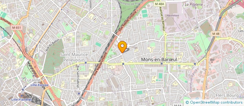 localisation de l'entreprise MADAME AURELIE VLIETINCK  MONS-EN-BARUL