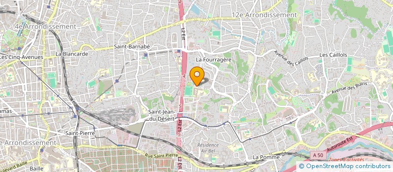 localisation de l'entreprise MADAME AURELIE VOISIN  MARSEILLE