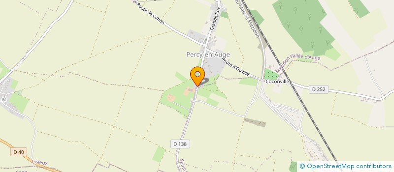 localisation de l'entreprise MADAME AURELIE VOISIN  MEZIDON VALLEE D'AUGE