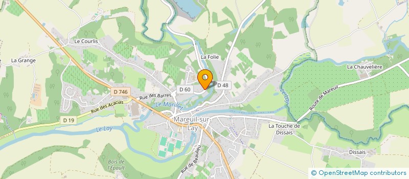 localisation de l'entreprise MADAME AURELIE VOISIN  MAREUIL-SUR-LAY-DISSAIS