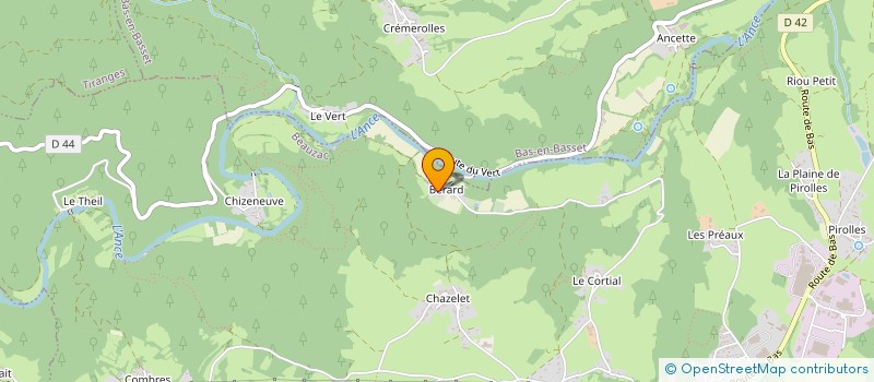 localisation de l'entreprise MADAME AURELIE VYE  BEAUZAC