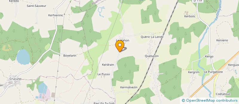 localisation de l'entreprise MADAME AURELIE WARTEL  CARNAC