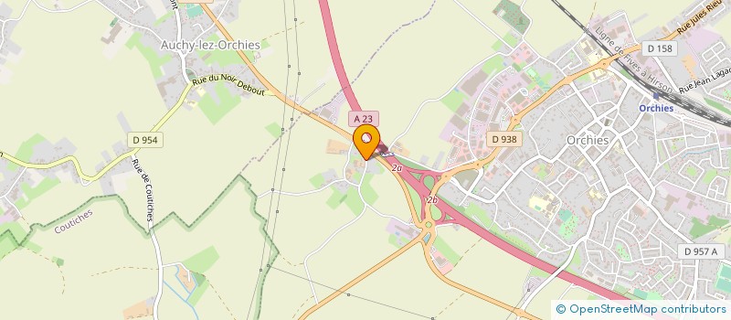 localisation de l'entreprise MADAME AURELIE WATELET  ORCHIES