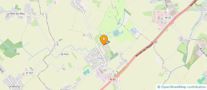 localisation de l'entreprise MADAME AURELIE WATTE  ILLIES