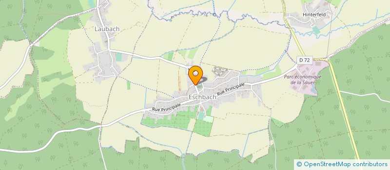 localisation de l'entreprise MADAME AURELIE WEIBEL  ESCHBACH