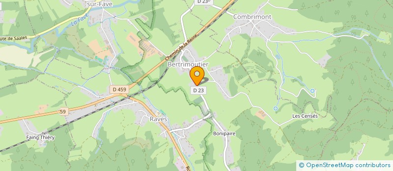 localisation de l'entreprise MADAME AURELIE WEISS  BERTRIMOUTIER