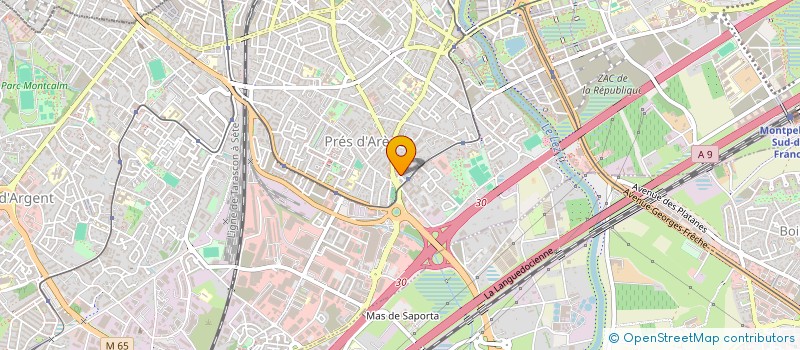 localisation de l'entreprise MADAME AURELIE WESTRELIN à MONTPELLIER