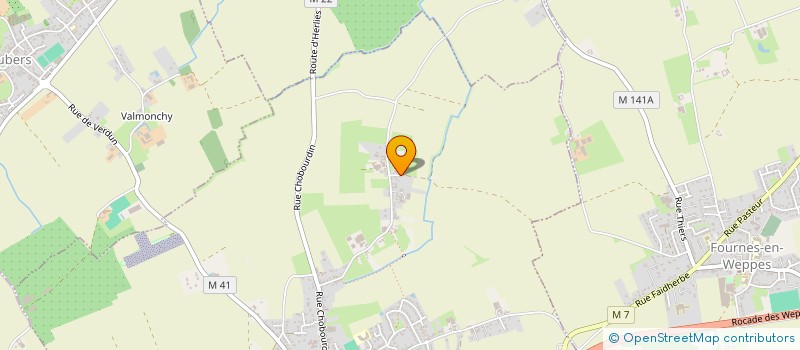 localisation de l'entreprise MADAME AURELIE WICQUART  HERLIES