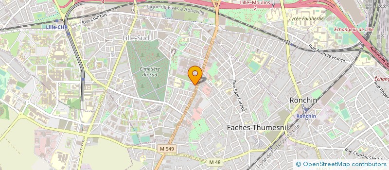 localisation de l'entreprise MADAME AURELIE WILLEM à LILLE