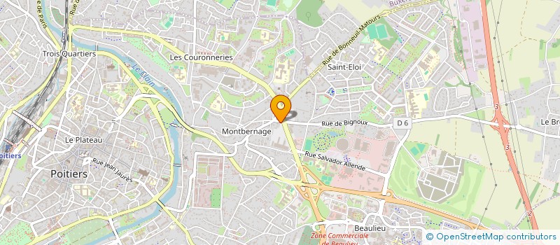 localisation de l'entreprise MADAME AURELIE WOELFFEL-DESOCHE  POITIERS